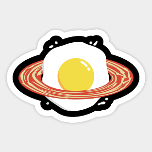 Planet Breakfast Sticker